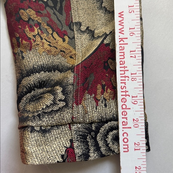 Chicos Design Silk Blend Sunflower Jacket Womens 3/XL Button down Art to Wear - Picture 12 of 12